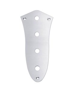 Jazz bass standard control plate chrome for CTS pots + screws CP-JB-AC