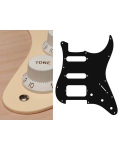 Boston HSS stratocaster pickguard 1ply cream ST-123-C