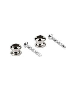 Boston straplock buttons chrome with screws BSLB-10-CH