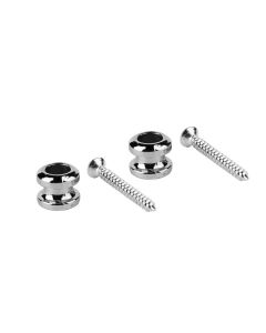 Boston straplock buttons nickel with screws BSLB-10-NI