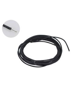 Boston USA waxed cotton braided black wire 3 meter PBW10/BK