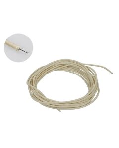 Boston USA waxed cotton white wire 3 meter PBW10/WH 