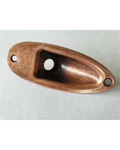 Stratocaster Jack ferrule relic antique bronze + screws