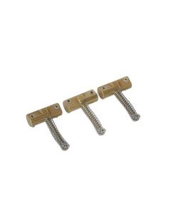 Wilkinson USA tele brass compensated bridge saddles S-202-M