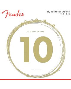 Fender 80/20 Bronze string set 10-48 acoustic guitar F-70XL