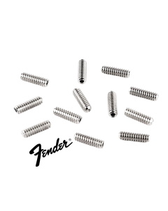 Fender set of 12 bass saddle bridge height screws 004-0800-049