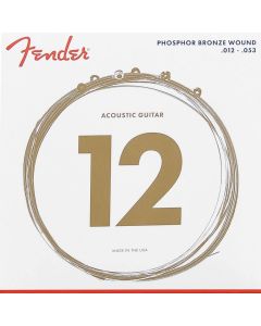 Fender Phosphor Bronze string set 12 - 53 acoustic F-60L