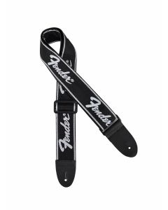 Fender 2" Running Logo Guitar Strap Black 099-0671-000 