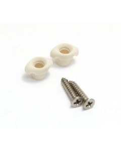 Graph tech guitar string guides / retainers white set of 2