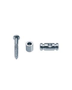 1 Guitar string guide chrome + screw height 9mm SH-10-C