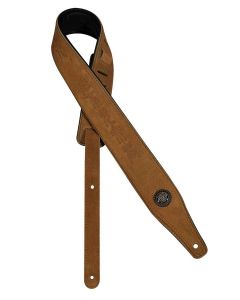 Gaucho Suede Two Series guitar strap GST-662-LBR