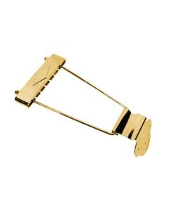 Gold trapeze tailpiece for ES-335 guitar models T-2-G
