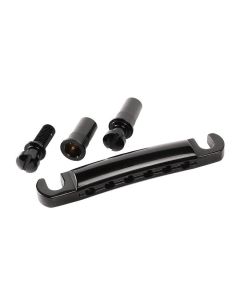 Gotoh guitar tailpiece black with studs GTH16285