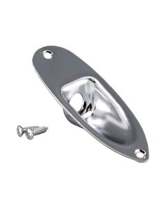 Gotoh JCS-1 stratocaster guitar Jack plate chrome GTH12710