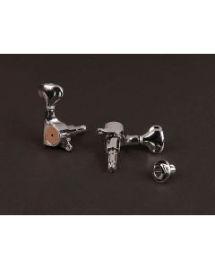 Gotoh SGS510 machine head tuners with HAPM and S5 buttons 3L + 3R chrome GTH14580
