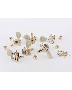 Gotoh SD90 magnum lock trad guitar tuners 3L + 3R gold GTH13008
