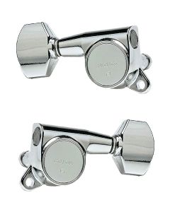 Gotoh SG381 guitar 3L + 3R machine head tuners chrome set GTH13831
