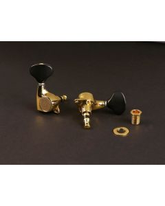 Gotoh SGL510 tuners 3L + 3R gold black buttons SGL-510 Z-G