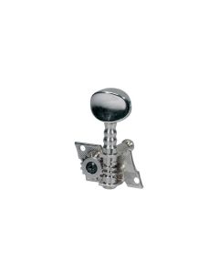 Guitar tuners chrome set of 6 in line left handed 056-R