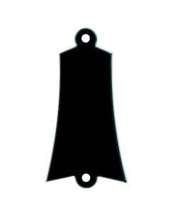 Guitar bell style truss rod cover 2ply black LRC-36-B