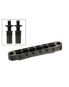 Les Paul guitar tune o matic bridge black + studs