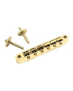 Hosco Japan by Gotoh 12" radius vintage style Tune o matic bridge gold GE104BGBS3