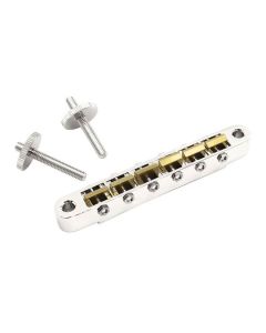Hosco Japan by Gotoh 12" radius vintage style Tune o matic bridge nickel GE104BNBS3