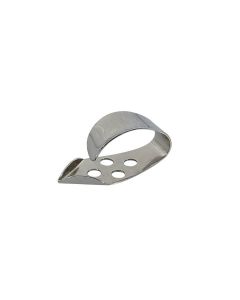 (1) guitar metal chrome thumb pick one size BTP-MET