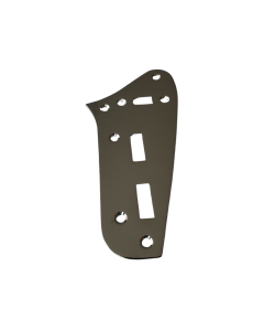 Jaguar left handed guitar upper slide preset switch plate chrome