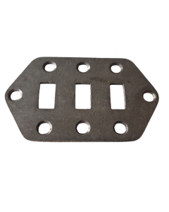 Jaguar guitar switch plate relic antique silver + screws fits Fender