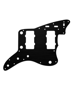 Jazzmaster 62 RI pickguard aluminum black anodized fits Fender