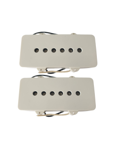 Jazzmaster hand wound neck + bridge pickup set Alnico vintage white