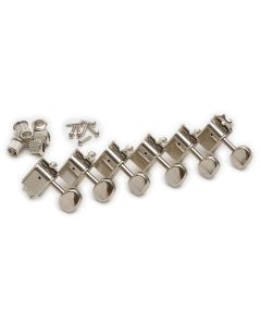 Kluson machine head tuners 6 in line nickel for guitar M6NLN