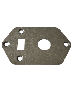 Kurt Cobain Jaguar Guitar Switch Plate relic antique chrome + screws
