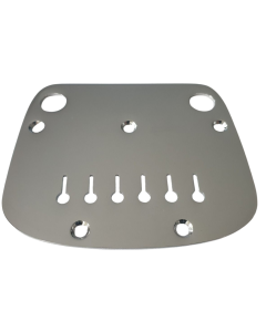 Mustang hardtail bridge conversion plate chrome