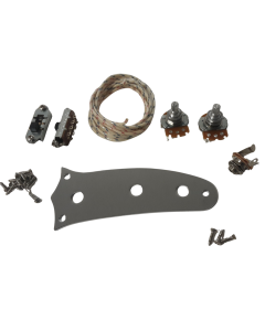 Mustang kit with pots, control plate, wire, Jack, screws and switches