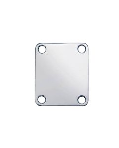Guitar 4 - bolt neck plate chrome 2-1/2" x 2" fits Fender NP-64-C