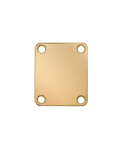 Guitar 4 - bolt neck plate gold 2-1/2" x 2" Fender NP-64-G