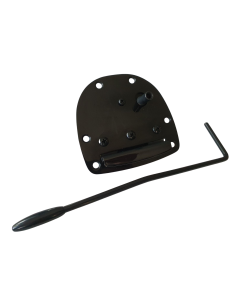 Jazzmaster & Jaguar guitar tremolo tailpiece unit black