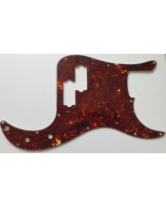 P-bass standard pickguard 4ply brown tortoise fits USA and MIM Fender