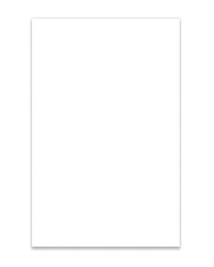 Pickguard material 1ply white 450mm x 290mm PG-134-W