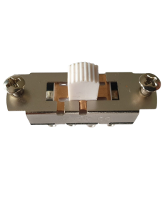 Mustang guitar slide selector switch with a white knob