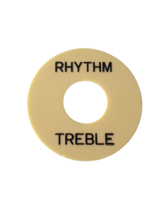 Rhythm treble cover toggle ring washer for guitar cream / black