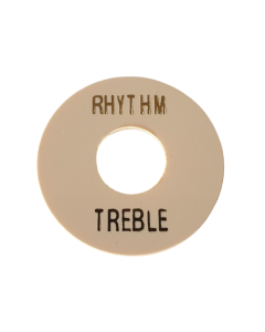 Rhythm treble cover toggle ring washer for guitar cream / gold