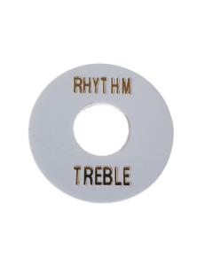 Rhythm treble cover toggle ring washer for guitar white / gold
