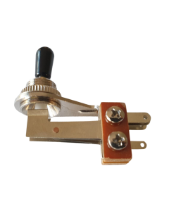 Right angle 3 way toggle switch for 3 pickup guitar