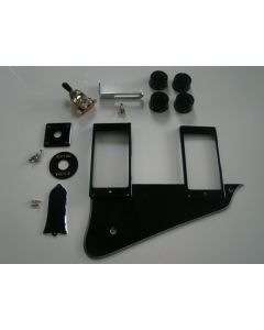 Les paul guitar full accessory cover kit black chrome