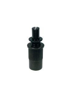 Set of 2 guitar bridge studs black SU-120-B