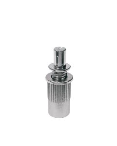 Set of 2 Guitar bridge studs chrome SU-120-C