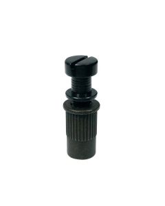 Set of 2 Guitar tailpiece studs black SU-100-B